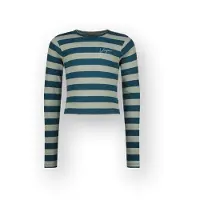 Vingino Girls G-basic-crop Rib Stripe Singlet Jade Green Taglia: 2 | T-shirt Outlet | Unisex | Verde