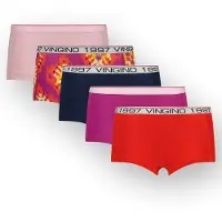 Vingino Girls G-so26-9 Ethnic Heart 5 Pack Hipster Aster Pink Taglia: XS | Biancheria Intima Outlet | Unisex | Rosa