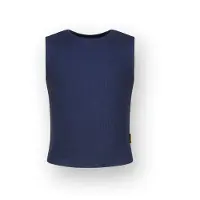 Vingino Girls Basic-crop Rib Top Top Dark Blue Taglia: 8 | Outlet | Unisex | Blu