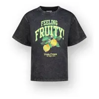 Vingino Girls Heike T-shirt Washed Black Taglia: 4 | T-shirt Outlet | Unisex | Nero