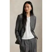 Ralph Lauren per donna. 211971389001 Blazer grigio in misto lana (40), Casual, Classico
