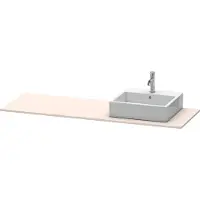 Duravit Console XSquare, 1 découpe à droite, 1600x16x550mm, XS060HR8383, XS060HR8383