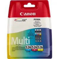Canon Cartuccia stampante CLI-526C/M/Y - 3 colori Multipack