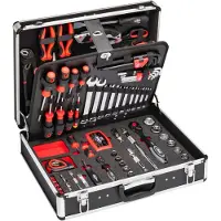 Vigor Assortimento di utensili in valigetta 143 pezzi