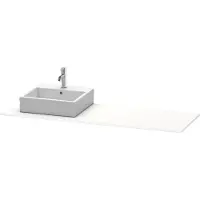 Duravit Console XSquare, 1 découpe à gauche, 1600x16x550mm, XS060HL8484, XS060HL8484