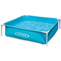 Intex Piscina con telaio quadrata per bambini 122x122x30 cm 57173