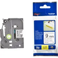 Brother Nastro TZe-S221 - Nero su bianco (9 mm)