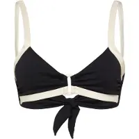 Seafolly Band Wave Fit Trim Front Bralette Parte superiore bikini Donna (36, nero)