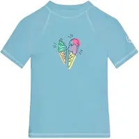 Color Kids Kid's T-Shirt with Print Lycra Bambini (116, blu/turchese)