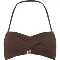 Seafolly Women's Collective Twist Bandeau Parte superiore bikini Donna (44, bianco)