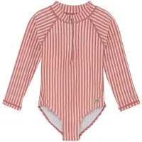 Huttelihut Kid's Swimsuit L/S UV60 Costume intero Bambini (128, fuchsia)