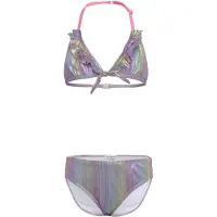 Billieblush per ragazza. U21974 Bikini glitterato multicolore (6Y= 114/119cm), Beachwear, Poliestere, Poliamide, moda per bambini