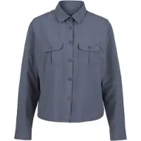Stoic Women's Antimosquito Byske L/S Loose Shirt Camicetta Donna (XL, blu)