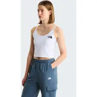 The North Face Women's Crop Tank Canotta Donna (XL, bianco)