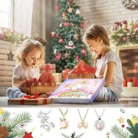 OEM Calendario dell'Avvento a tema sirene per bambine, 24 giorni, gioielli, regalo per bambine e donne