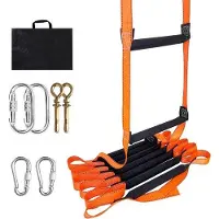 OEM Scala di soccorso ignifuga - Portatile e pieghevole - Portata massima 600 kg, 10 m