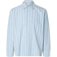 Selected Camicia A Maniche Lunghe Uomini Blu XXL