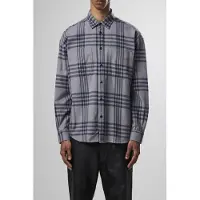 NN07 Deon Western 5219 - Long Fit Shirt - Grey Check Taglia: S | Camicie Casual Outlet | Uomo | Grigio