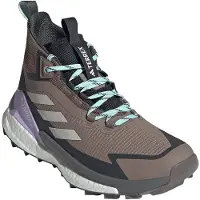 Adidas - Scarpe da trekking leggere - Free Hiker 2 GTX W Trace Brown/Wonder Alumina/Carbon per Donne - Taglia 7 UK - Viola