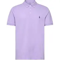 Ralph Lauren per uomo. 710941439503 Polo in piqué elasticizzato Custom Slim Fit lilla (L), Casual, Cotone, Manica corta