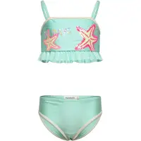 Billieblush per ragazza. U22157 Bikini turchese con volant (5Y= 108cm), Beachwear, Poliestere, Poliamide, moda per bambini