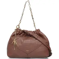 Ba&sh per donna. 2E26MJTN Borsa a mano June in pelle marrone (OSFA), Casual