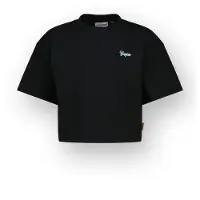Vingino Girls Henriet T-shirt Deep Black Taglia: 4 | T-shirt Outlet | Unisex | Nero