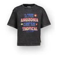 Vingino Girls Haniza T-shirt Washed Black Taglia: 6 | T-shirt Outlet | Unisex | Nero