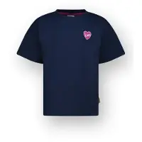 Vingino Girls Hannemare T-shirt Dark Blue Taglia: 8 | T-shirt Outlet | Unisex | Blu