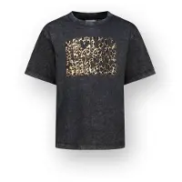 Vingino Girls Hannemiek T-shirt Washed Black Taglia: 12 | T-shirt Outlet | Unisex | Nero