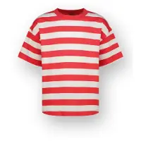 Vingino Girls Basic Stripe Tee T-shirt Breeze Red Taglia: 12 | T-shirt Outlet | Unisex | Rosso
