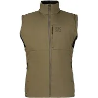 Stoic MountainWool60 JokkmokkSt. Hybrid Vest Gilet invernale Uomo (3XL, olivia)