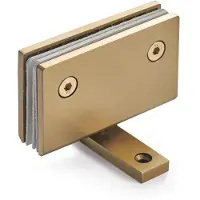 OEM Serrature di ricambio per box doccia in vetro - Acciaio inossidabile - Universali per diversi tipi di canaline
