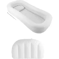 OEM Sistema doccia, vasca da bagno gonfiabile, cuscino comfort, BIANCO
