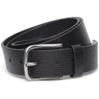Calvin Klein Round Buckle 35mm Belt Black/antique Silver Taglia: 90 | Cinture Outlet | Uomo | Grigio