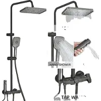 OEM Set di miscelatori digitali per doccia, design contemporaneo, funzionalità a doppio comando, grigio pistola Nessun display