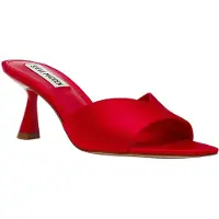 Steve madden Ivie Mules Red Satin Taglia: 37 | Tacchi Alti Outlet | Donna | Rosso