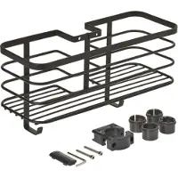 Metaltex Doucherek 29x11x15 cm Zwart/Metaal