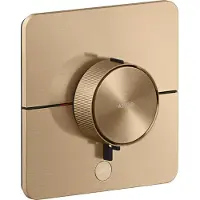 Hansgrohe AXOR ShowerSelect ID thermostat, Highflow, encastré, 1 consommateur, une sortie supplémentaire, softsquare, 36778140, 36778140