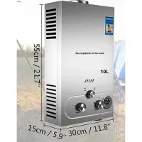 OEM Scaldabagno, scaldabagno istantaneo, acciaio inox, 10 L 20KW