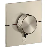 Hansgrohe ShowerSelect ID thermostat, Highflow, encastré, 1 consommateur, une sortie supplémentaire, carré, 36777820, 36777820