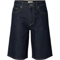 Selected Shorts In Denim Donne Blu 34
