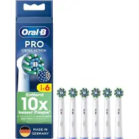 Oral-B Testine Di Ricambio Cross Action White Eb50 6 pezzi — Testine per spazzolino