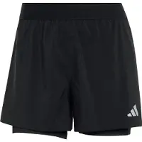 Adidas Women's ADI365 Running Essentials 2In1 Shorts Pantaloncini da running Donna (XS, nero)
