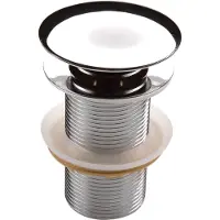 Deante Click - clack cromo - Tappo per lavabo KLIK - KLAK - senza troppopieno (NHC_010A)