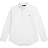 Ralph Lauren per ragazzo. 322952199001 Camicia in popeline di cotone bianco (2años= 94/100cm), Casual, Manica lunga, moda per bambini