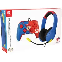 PDP Pacchetto Accessori Super Mario Bros Rematch E Airlite Lvl40 Per Switch