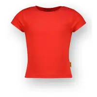 Vingino Girls Basic-crop Rib Tee T-shirt Breeze Red Taglia: 6 | T-shirt Outlet | Unisex | Rosso