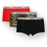 Vingino Girls G-so26-6 Animal 3 Pack Hipster Breeze Red Taglia: S | Biancheria Intima Outlet | Unisex | Rosso