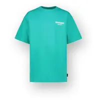 Vingino Boys T-shirt Basic Boxy T-shirt Fearless Turquoise Taglia: 14 | T-shirt Outlet | Unisex | Ciano